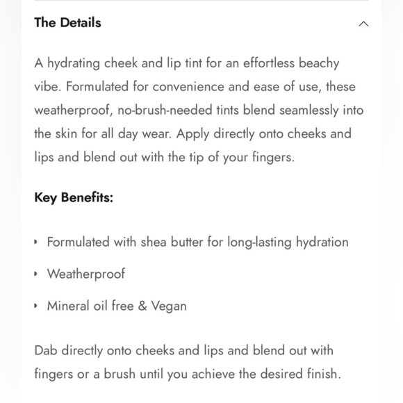 NIB Floss The Concierge Cheek and Lip Tint in Sandals - Picture 4 of 10